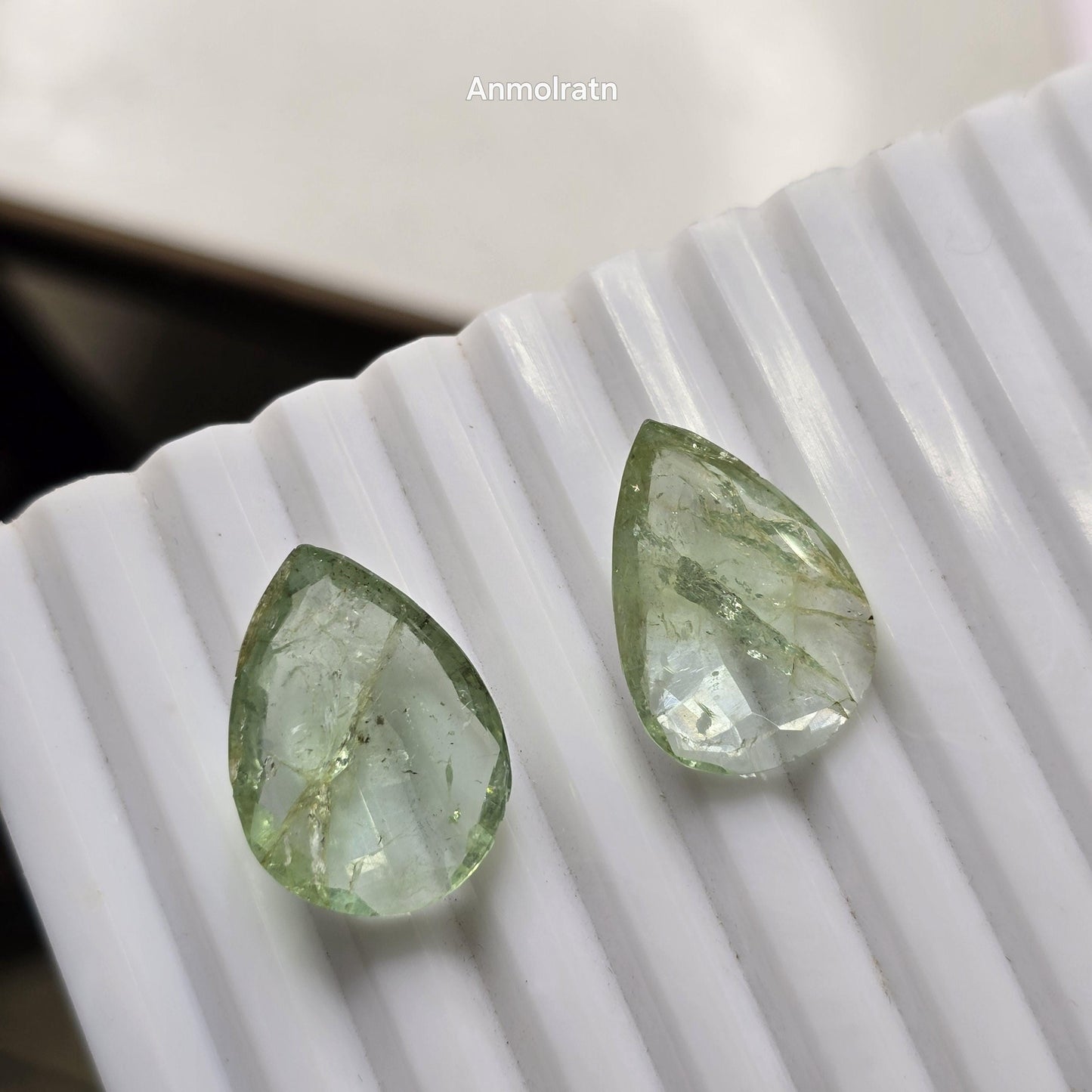 29.20CT Colombian Emerald Teardrop Pair For Earrings, Pear Emerald Loose For Danglers, Emerald Drop Earring Pair, Emerald Hoop Earring Drops