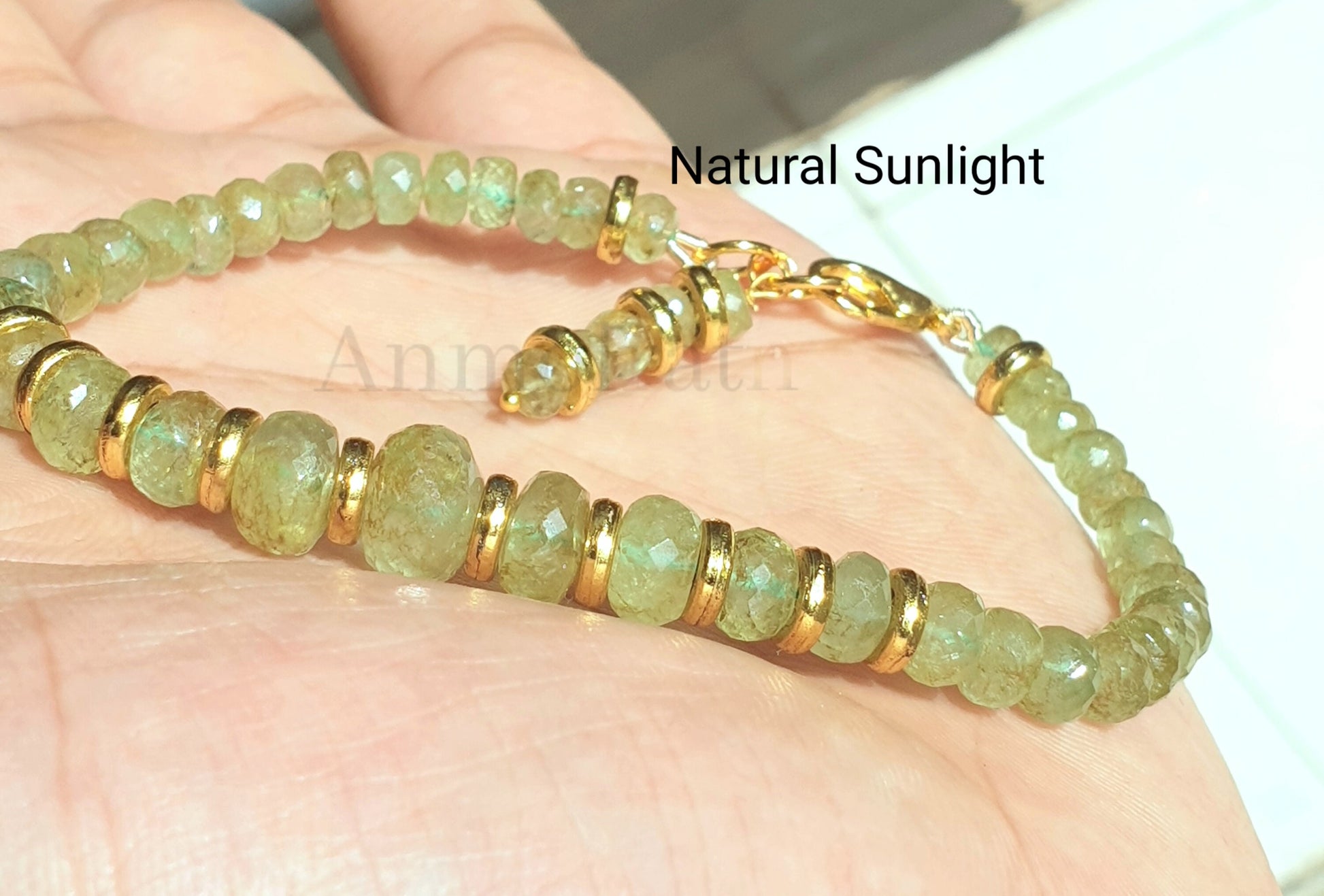 Natural Emerald Bracelet, Untreated Colombian Emerald Beaded Bracelet, Emerald Faceted Dainty Bracelet, Raw Emerald Birthstone Bracelet Gift