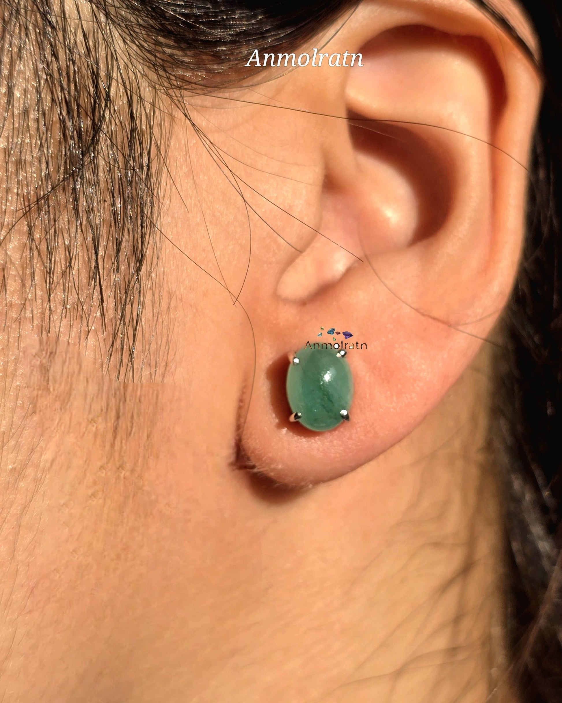 Emerald Ruby Earring, Multi Gemstone Earring, Gemstone Danglers, Emerald Sapphire Ruby Earring, Detachable Stud Earring, Long Earrings Women