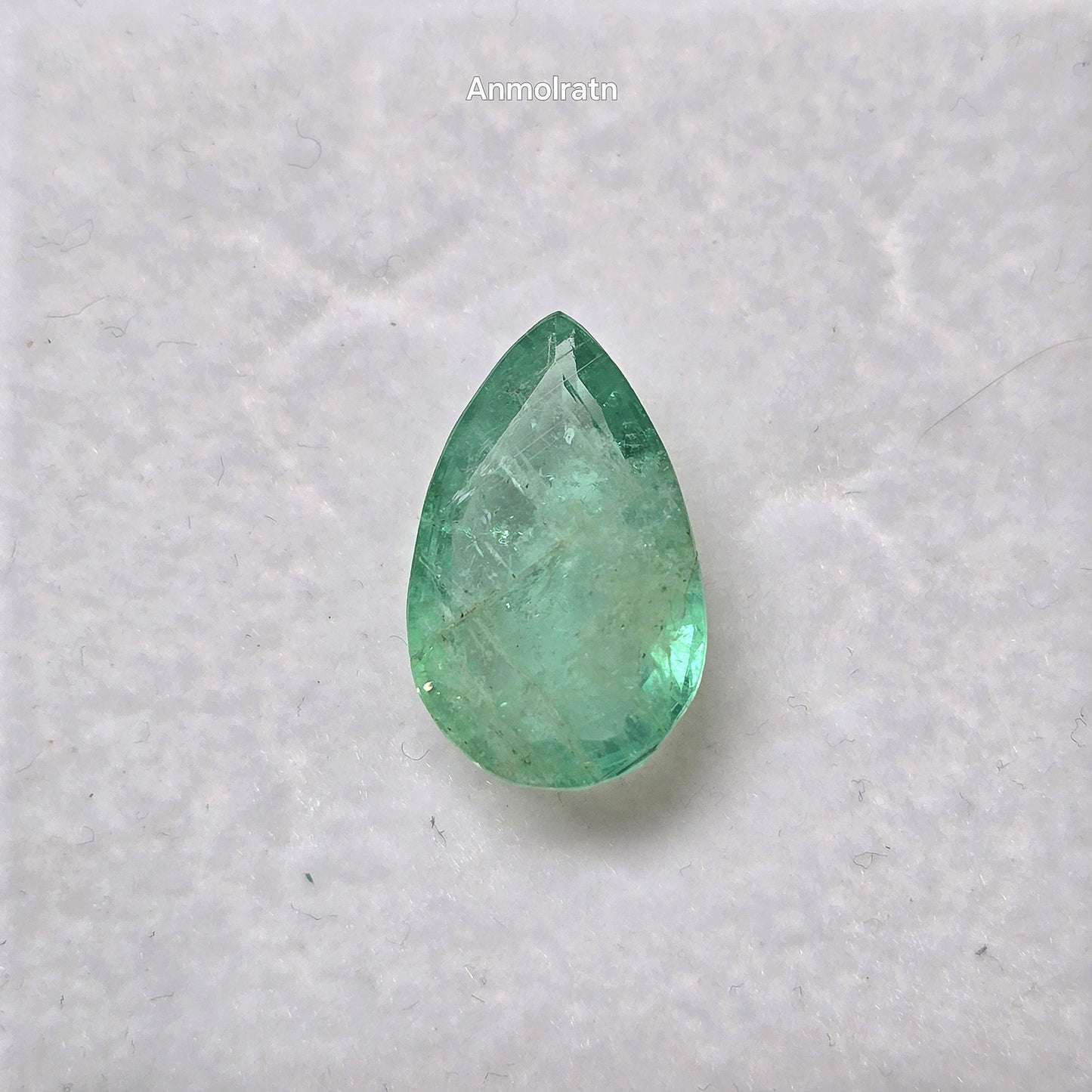 Colombian Emerald Loose Pear Cut For Ring Or Pendant, 3.95CT Emerald Pear Pendant, Natural Emerald Pear For Ring, Custom Emerald Gold Ring
