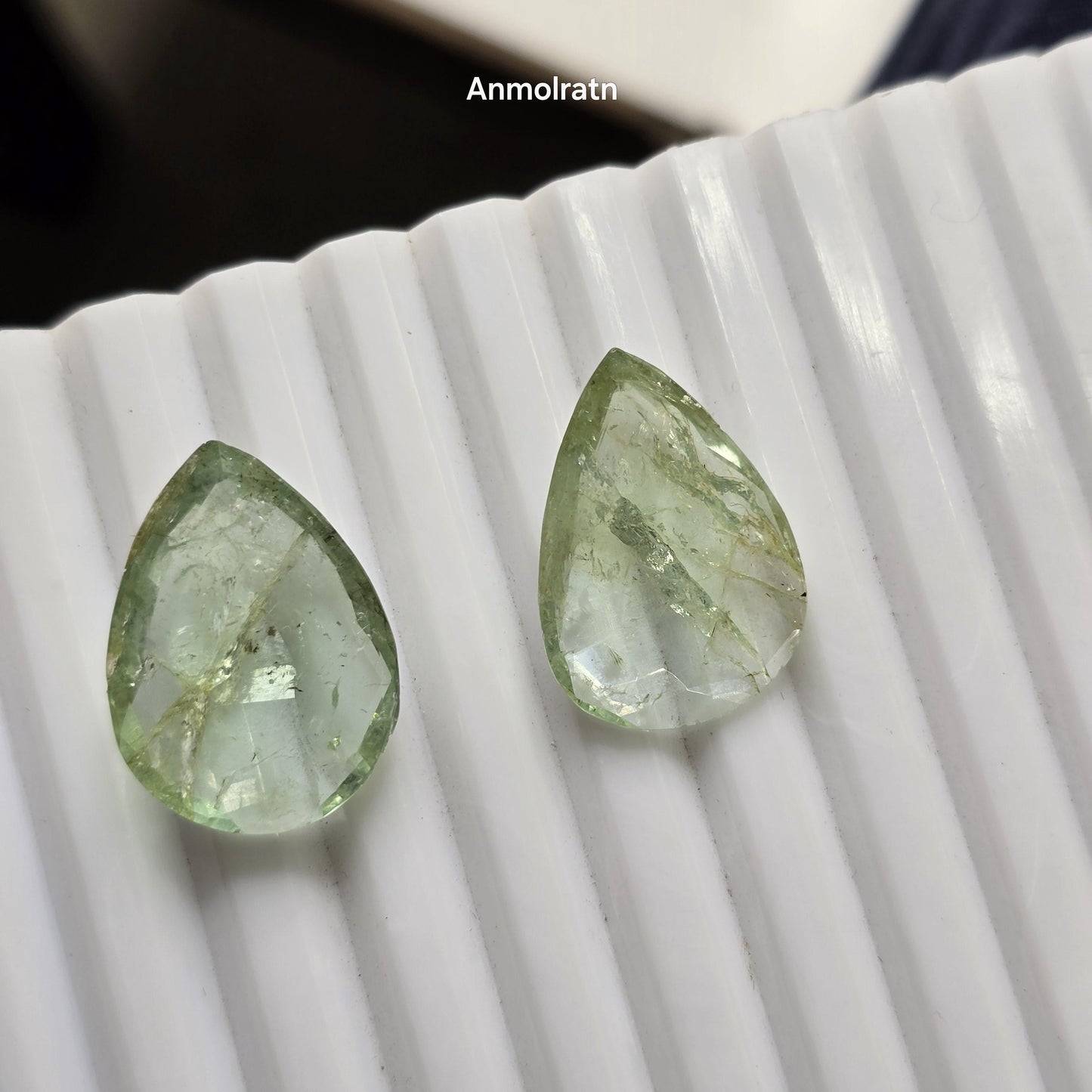 29.20CT Colombian Emerald Teardrop Pair For Earrings, Pear Emerald Loose For Danglers, Emerald Drop Earring Pair, Emerald Hoop Earring Drops