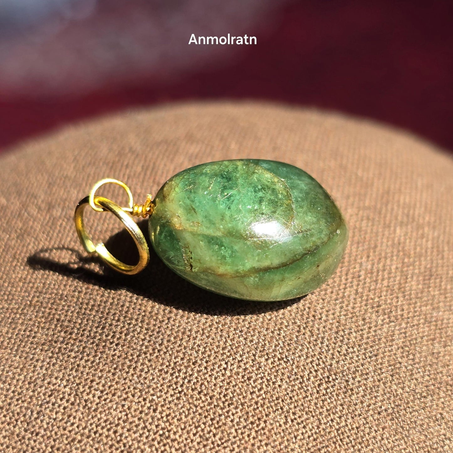 Raw Emerald Pendant Charm, Green Emerald Charm Pendant For Necklace, Untreated Emerald Pendant Men, 14Ct Natural Emerald Pendant For Women
