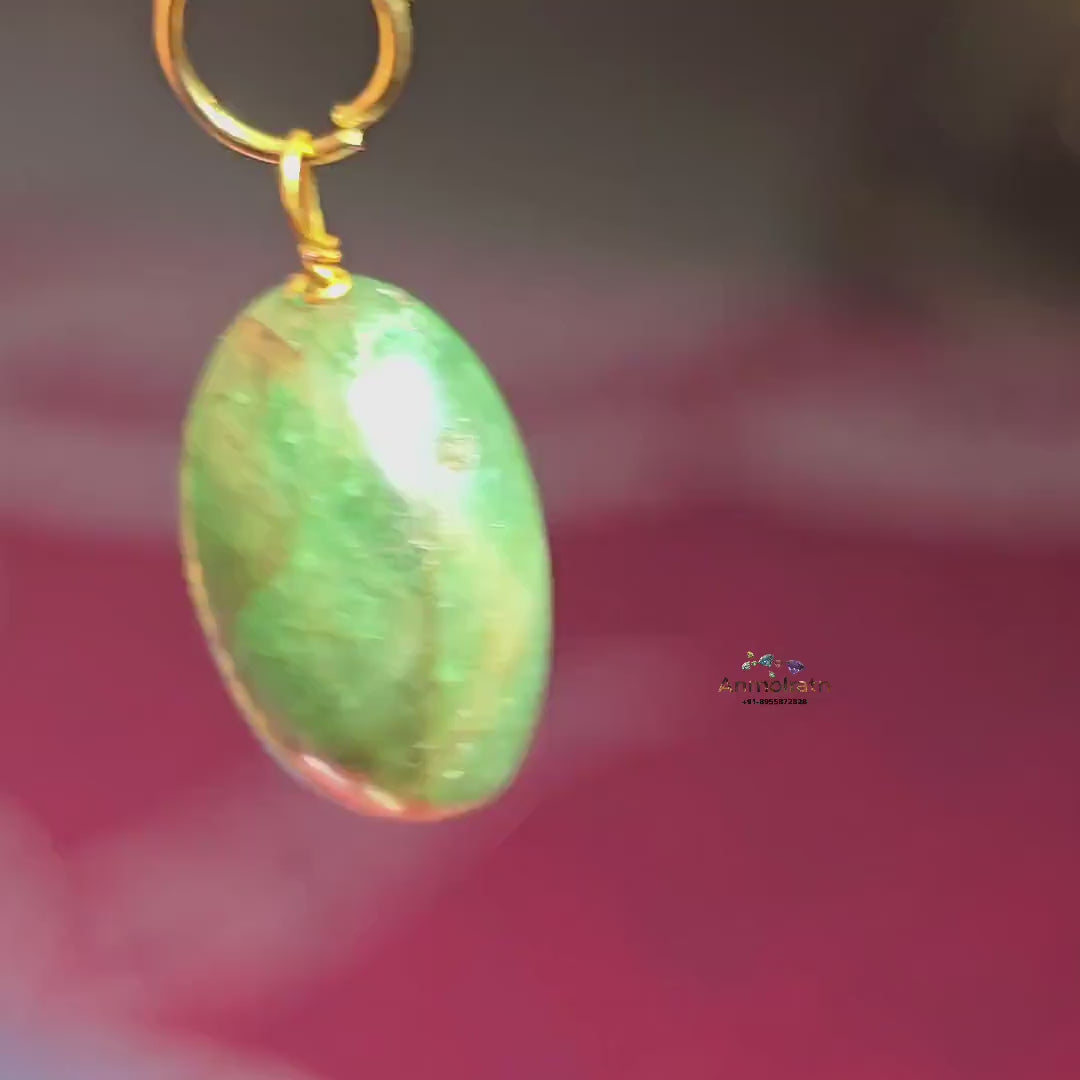 Raw Emerald Pendant Charm, Green Emerald Charm Pendant For Necklace, Untreated Emerald Pendant Men, 14Ct Natural Emerald Pendant For Women